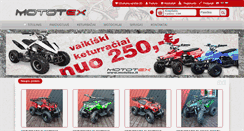 Desktop Screenshot of mototex.lt